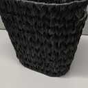 GRANNY SAYS Wicker Waste Basket, Waterproof Bathroom Trash Can, Decorative Boho Waste Baskets with Handles, Waste Basket for Bedroom, Office, 19 Liters/5 Gallons