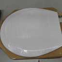 BEMIS 500EC 390 Toilet Seat with Easy Clean & Change Hinges, 1 Pack Round, Cotton White
