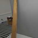 Ivilon Drapery Window Curtain Rod - End Cap Style Design 1 Inch Pole. 72 to 144 Inch Color Black