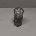 YOTIME 4 in 1 Travel Dispenser Bottle, Vacuum Silicone Suction Cup for Smooth Walls, TSA Approved Leak Proof Travel Size Containers for Toiletries, Shampoo, Body Wash and Conditioner, Gray