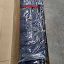 wikiwiki 10ft Patio Umbrella with Base Included, Outdoor Offset Cantilever Umbrella, Infinite Tilt, Crank and Cross Base, Navy