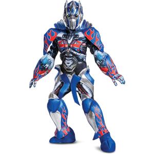 Disguise Kid's Transformers Optimus Prime Prestige Costume | Child Transformers Cosplay Halloween Costume for Boys (XL (14-16))