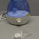 AquaOasis Cool Mist Humidifier (2.2L Water Tank) Quiet Ultrasonic Humidifiers for Bedroom & Large room - Adjustable -360 Rotation Nozzle, Auto-Shut Off, Humidifiers for Babies Nursery & Whole House (White)