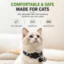 GPS Collar for Cats,Pet Tracker (Android Only) Smart tag,Waterproof Compatible with Google Find My,No Monthly Fee,Advanced Tracking Solution Smart Collar for Pet Safety Ideal Small Large Cats