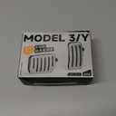 Performance ABS Pedal Pad Accessories Brake for Tesla Model y Juniper Accessories Model 3 Highland Accessories 2017-2026 Non-Slip Protector Accessories Foot Pedal Pad Replacement Silver