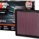 K&N High-Flow Original Lifetime Engine Air Filter: Increase Performance, Premium, Washable: Compatible with 2007-2024 FORD/LINCOLN: Expedition, F150, F250, F350, F450, F550, F560, Navigator, 33-2385