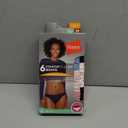 Hanes Women's Microfiber Stretch Underwear Pack, Comfort Flex Fit Brief Bikini or Thong Panties, 6-Pack (Medium)