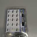 80pcs Woodruff Key Assortment Metric Set 8 Popular Sizes Carbon Steel Woodruff semicircle Key - Half Moon Key for Fasteners Mechanical Industry Crankshaft