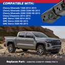 Backup Camera Rear View Camera Compatible with 2014 2015 Chevy Silverado Cheyenne GMC Sierra 1500 2500 HD 3500 HD Replaces # 22803702 23306741