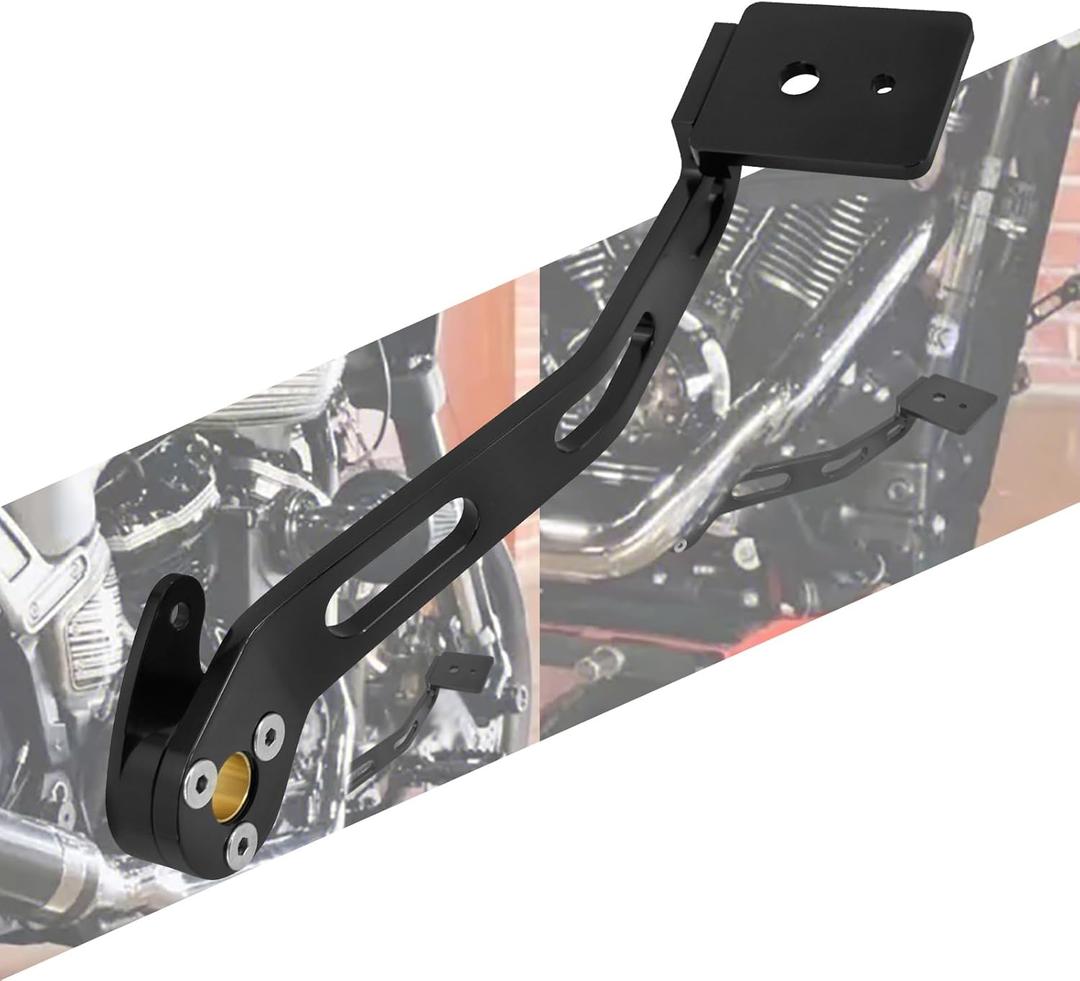 Motorcycle Brake Lever Brake Pedal Pad Fit for Harley Softail Equipped w/Forward Controls Fat Bob FXFBS FXFB FXDR FXDRS Low Rider ST FXLRST Standard Sport Glide Street Bob 2018-up (Black)