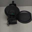 Bella Classic Rotating Belgian Waffle Maker with Nonstick Plates, Removable Drip Tray, Adjustable Browning Control and Cool Touch Handles, Black (4.67 lb.)