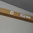 LazBlinds No Drill Zebra Blinds for Windows 36" W x 64" H, Cream