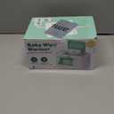 Basece Wipe Warmer, Precise Temp Control (100-131℉) with LED Display, Holds 100 Wipes, Baby Wipe Warmer for Babies with Night Light & 59'' Power Cord, Baby essentials, Baby Shower Gifts