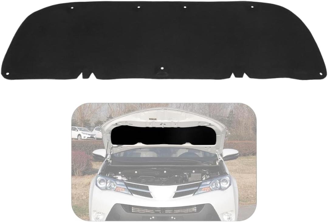 Cotton Hood Engine Sound Heat Insulation Pad Mat Fit for Toyota Rav4 2013 2014 2015 2016 2017 2018