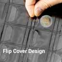 2 x 10 Sheets 420 Pocket Coin Collection Binder Pages Coin Holder Protector Sheets Coins Book Album Sleeves with Standard 9 Hole Coin Collection Supplies for Coin Quarter Dime Penny Silver Dollar Stamp