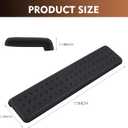 Ergonomic Keyboard Wrist Rest & Desk Edge Cushion,L-Shaped Memory Foam Elbow Pads with Non-Slip Base,Suitable for Extended Work-17 inch