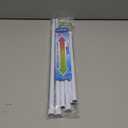 AIZESI Spring Tension Curtain Rods Short Tension Rod (White,28" to 48"-2Pcs)