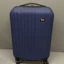 Travelers Club Cosmo Luggage, Navy Blue - 20 Inch, 20-Inch, 1-piece