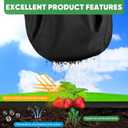 Non-Woven Thick Weed Barrier Fabric 3FT x 180FT, 3.2 oz Heavy Duty Weed Barrier Landscape Fabric, Ground Cover for Superior Weed Control, Easy Setup for Gardens, Landscaping, Flower Beds