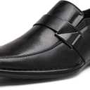 Bruno Marc Men's Classic Slip-on Dress Loafers Shoes,Black, Giorgio-3, 10.5