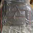 Seat Covers Fit for Dodge RAM 1500 2002-2025 2026: Compatible with RAM 1500 2500 3500 Crew Double Quad Cab Truck Pickup Car Seat Cover Faux Leather Seat Covers(Flat Bench, Front Pair, Redline)