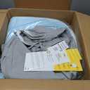 SUNROX Gel Memory Foam Chair Cushions, FadeShield Water-, Stain-Resistant Durable Reversible Seat Cushion Pads with Ties for Indoor/Outdoor Kitchen Dining Office, 17"x16", Set of 4, Heather Grey