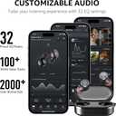 TOZO T10 Wireless Earbuds Bluetooth 5.3 Headphones, App Customize EQ, Ergonomic Design, 55H Playtime, Wireless Charging Case, IPX8 Waterproof Sound in-Ear Headset, New Version