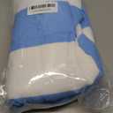 WILFA Extra Large Beach Towel - Oversized Mircofiber Beach Towel 40'' x 70'', XL Striped Lightweight Pool Towel, Big Cabana Swim Travel Towel for Adults Mens Women,Blue