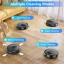 Tikom Robot Vacuum and Mop Combo, 5000Pa Robotic Vacuum Cleaner, 150 Min Max, App & Remote Control, Ideal for Hard Floor, Carpet, Pet Hair, Self-Charge(G8000 Max)