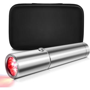 Red Light Therapy Device, Red & Infrared Light Therapy Wand for Body Face Skin Joint Muscle Pain Relief, at-Home Handheld Healing Gift for Men Women Elders Dogs Cats - 5 Wavelengths