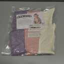 JAKIDAR Girls Crew Seamless Socks Kids Casual Dress Cotton Socks 6 Pairs (4-7 Years, Pink Purple White)