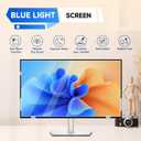 IPROKKO 2 Pack 27 inch Anti-Blue Light Monitor Screen Protector for 16:9 Widescreen, Removable Anti Glare Blue Light Blocking Screen Filter, Anti-UV Eye Protection PC Computer Film [Washable Wipes Clean]