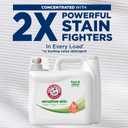 ARM & HAMMER Sensitive Skin Free Clear, 170 Loads Liquid Laundry Detergent, 170 Fl oz