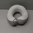 Neck Pillow Airplane, 100% Pure Memory Foam, Cooling Airplane Pillow, Travel Pillow, Travel Pillows for Airplanes, Plane Pillow, Flight, Gray