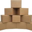 Moving Boxes Medium 18x14x12-Inches (Pack of 10), Cardboard Boxes For Storage, Mailing & Shipping
