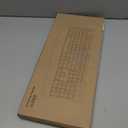 EDJO Wireless Keyboard, 2.4G Ergonomic Full Size Wireless Computer Keyboard with Wrist Rest for Windows, Mac OS Desktop/Laptop/PC White