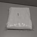 Waffle Bath Mat Rug, 20" x 32" Super Absorbent Non Slip Bath Mats for Bathroom Floor, Ultra Soft Bathmat Machine Washable Bathroom Rugs with Tassels, White