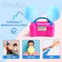 Balloon Arch Kit with Balloon Pump Electric, Improved Balloon Arch Stand with Base for Floor Gender Reveal Wedding Birthday Graduations Party Decorations
