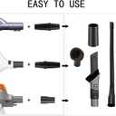 6PCS Vacuum Cleaner Attachments for Shark Rocket. 2-in-1 Crevice & Dusting Brush Combo. Includes flexible crevice tool and round bristle brush Compatible with Shark HV322,HV320, HV301,NV600, NV340