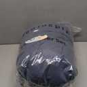 Geniospin King Size Comforter Set- 7 Piece Navy Blue Textured King Bedding Set, Soft Solid Bed in a Bag for All Season, King Comforter Set with Sheets(Navy Blue,102''x90'')