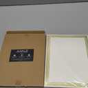 Juvale Gold Foil Certificate Paper - Printer Compatible Award Paper for Printing - Versatile Foil Gold Border Cardstock - 8.5 x 11 In, 50 Sheets, Ivory