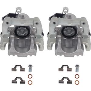 PAROD Rear Disc Brake Caliper Fit for Audi TT Quattro 2000-2006, VW Jetta 2000-2008, Jetta City 2007-2009,Replace#19B2575 19B2574