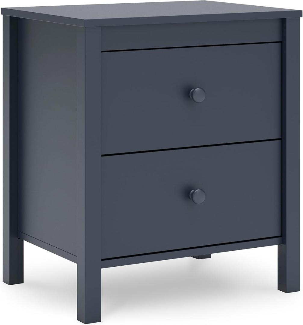 Signature Design by Ashley Simmenfort Retro 2 Drawer Nightstand, Blue