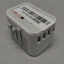 TESSAN Universal Travel Adapter, International Power Adapter with 4 USB Ports (1 USB C), Worldwide Plug Adaptor Wall Charger for USA to Europe UK France Germany Spain Ireland Australia(Type C/G/A/I)