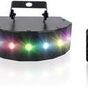 Stage Strobe Light,105W LED Stage Lights,Sound Activated and Auto Mode, Stage Lighting for Bars Birthday Wedding Halloween with Remote Control (RGB Light)