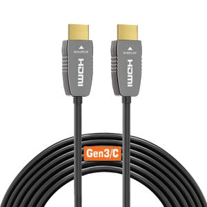 RUIPRO 8K HDMI Ultra High Speed Latest 2.1b Certified Fiber Optic Cable CL2 Rated 33 Feet 8K60Hz 4K120Hz 48Gbps eARC HDR HDCP2.3 for RTX4080/4090/3080/3090 Xbox PS5 AVR Projector LG/Samsung/Sony
