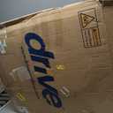 Drive Medical Blue Streak Lightweight Wheelchair - Portable Folding Mobility Aid - Swing-Away Footrests - Desk Arms - Durable Steel Frame - Easy Transport & Storage - 16-Inch Seat