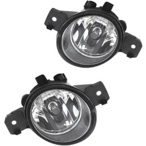Fog Lights Replacement for 2008-2013 Nissan Altima,2013-2016 Nissan Pathfinder,2013-2019 Nissan Versa Clear Lens with Bulbs (Driver and Passenger Side)