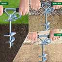 Catapamey Dog Tie Out Cable and Stake,with 30FT Heavy Duty Cable,360 Swivel Dog Run Stake-No Tangle-Runner for Yard,-Suitable for Up to 150 lbs- Idela for Yard Outdoor Camping
