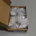 Amerdeco 10 Pack Brushed Satin Nickel Cabinet Knobs Single Hole Cabinet Pulls 1 Inch Drawer Knobs and Pulls for Bathroom Cabinets ZH0071